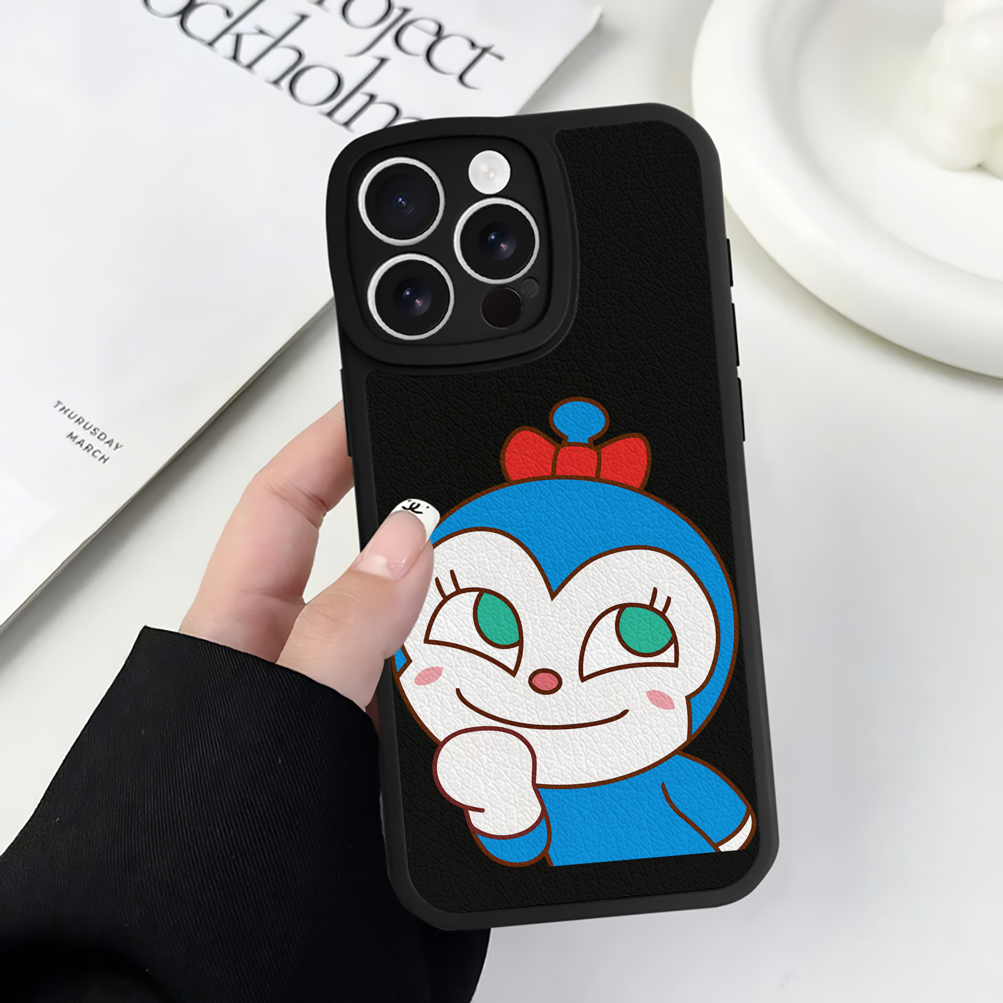 （画像用） アンパンマン Anpanman 【iPhone 16シリーズ対応】シリコンスマホケース（レザー調） 材質：シリコン